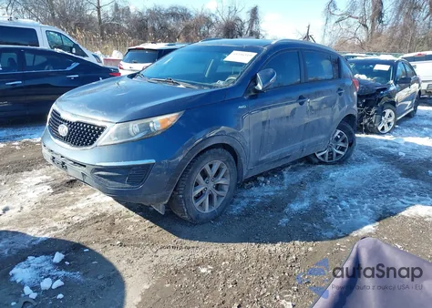 2015 Kia Sportage Lx z USA, uszkodzony, nr VIN KNDPBCAC9F7793608